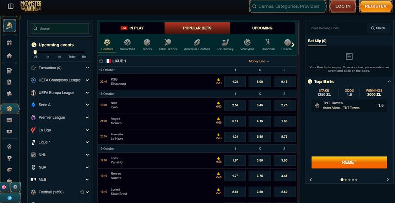 Monsterwin Casino Deutschland - Neueste Spielautomaten und Casinospiele Online in Germany